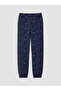 Lcw Kids Navy Blue Printed Boys' 2-Piece Pajama Bottoms - 3
