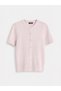 Lcw Comfort Pink Crew Neck Women's Knitwear Cardigan - 5