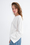 Kayık Neck Long Sleeve Basic T-Shirt B06046 - 2