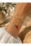 🌶️   2-Piece Bereket Pepper & Evil Eye Beaded Gold Women's Bracelet - 3