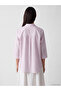 Lcw Everyday Pink Striped Women's Shirt - 4