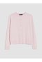 Alita City Lcw Modest Pink Knitwear Patterned Short Women's Cardigan with a Difference - 5
