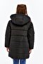 Hooded Winter Pompom Detailed Girl's Coat - 6