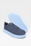 Men's Faylon Sole Smart Lace-Up Parachute Material Sneaker Shoes Smoked - 6