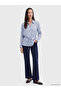 Alita City with a Difference, Lcw Studio Blue Belted Polka Dot Women's Shirt - 3