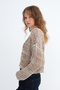 Crew Neck Openwork Knitwear T02689 - 4