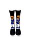 Single Unisex Bear Patterned Black Color Socks - 3