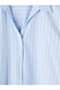 Lcw Comfort Blue Striped Women's Shirt - 7