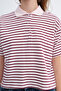 Polo Collar Striped T-Shirt P10728 - 3