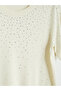 Esvab • Modern & Distinctive Zero Roba Collar Stone-Embellished Women's Knitwear Sweater - 7