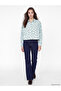 Lcw Modest Blue Polka Dot Poplin Women's Shirt - 2