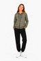 Unisex Children's Hooded Collar Tracksuit Set Khaki-310 - 2