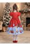 D'Daniela - Christmas New Year Party Dress with Short Sleeves - 3
