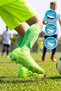 Yellow Sock-Lace Unisex Football Shoes Krampon Strike g
