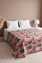 Tropical Flowers 5D Multi-Purpose Single Printed Pique & Bedspread 160X220 cm - 4