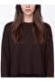 Lcw modest brown crew neck women's knit sweater - 3