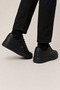 Men's Faylon Sole Skin Sneaker Shoes Black - 3