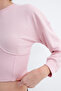 Beli Corseted Crop Sweatshirt S11289 - 3
