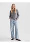Xside Gray Crew Neck Women's Knitwear Cardigan - 2