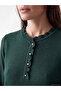 Esvab • Modern & Distinctive Ruffled Zero Roba Collar Women's Knitwear Sweater - 4