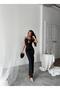 Backless Slit Long Dress