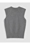 Lcw Vision Anthracite Crew Neck Women's Knitwear Sweater - 3