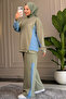 6102 - Stylish, Comfortable, Loose Viscose Interlock Fabric Women's Top and Bottom Set - 3