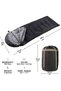 AUTOYSUR Sleeping Bags Camping with Compression Sack, Ultralight Backpacking Sleeping Bags with Zipper, Suitable for Warm & Cold Weather for Hiking, Traveling, Outdoor Adventure Black - 3