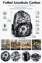 Football Kindergarten Backpack Football Themed 33X28X13 cm Children's Preschool Daycare Daily Bag - 2