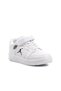 White Kids Velcro Basketball Sneaker Sports Shoes