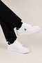 Men's Faylon Sole Skin Sneaker Shoes White - 3