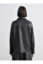 Esvab • Modern & Distinctive Leather-Look Women's Shirt - 5