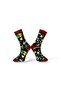 Single Unisex New Year Patterned Towel Socks - 2