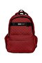 Solid Red Polyester School Backpack 18 Inch – Bold Design Durable School Bag for Daily Use