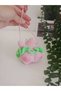 Hand Knitted Amigurumi Patrick Keychain - 5