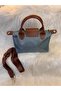 Women's Shoulder Bag Size S Black-Tan Waterproof - 3