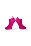 Single Unisex Pink Colored Booties Socks with Embroidery Detail