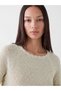 Lcw Everyday Beige Crew Neck Women's Knitwear Sweater - 3