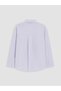 Lcw Comfort Blue Embroidered Oxford Women's Shirt - 7