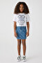 Girl Blue Skirt