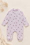 Beautiful Flowers Patterned 3-Piece Baby Girl Jumpsuit - 2