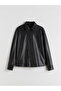 Esvab • Modern & Distinctive Leather-Look Women's Shirt - 6