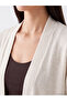 Alita City Lcw Everyday White Knitwear Plain Midi Women's Cardigan with a Difference - 3
