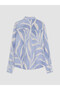 Lcw Everyday Blue Patterned Women's Shirt - 6