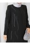 Women's Stylish Elegant Abaya Dress with Sleeves and Front Details - 6