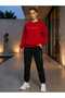 Zero Collar Sweat Suit Set 2-Piece Sporty Stylish Set Women Men Unisex Model