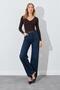 Women's Coffee Color V-Neck Long Sleeve Camisole Body - 3