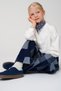 Fur Detailed Knitted Girls' Sweatshirt and Jean Pants Set - 5