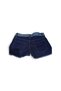 Be Hill Women's Double Tone Blue Ripped Detailed Tasseled Hem Mini Jean Shorts - 5
