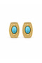 Anita Turquoise Gold Women's Earrings